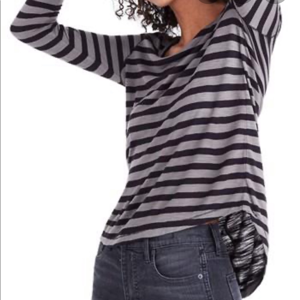 Madewell•Striped Long Sleeve Shirt•Size M